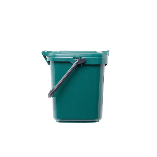 7L Kitchen Caddy for collecting your kitchen food scraps. Picture of bin side on.